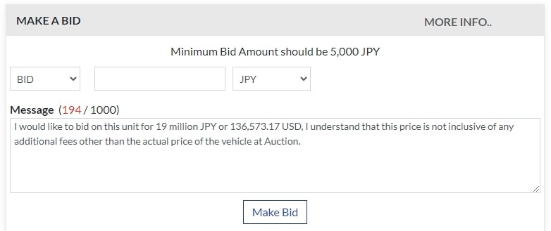 Live Auction Search Tool